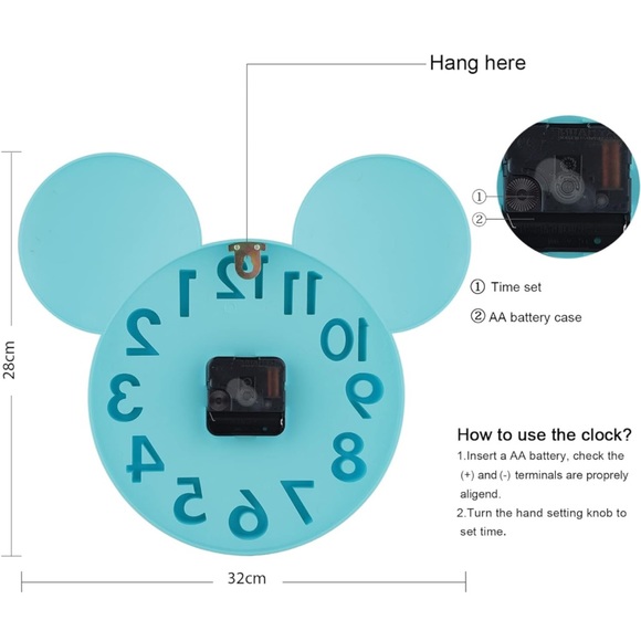 ✨Host Pic X 2✨ Collectible Disney Clock - Picture 7 of 7